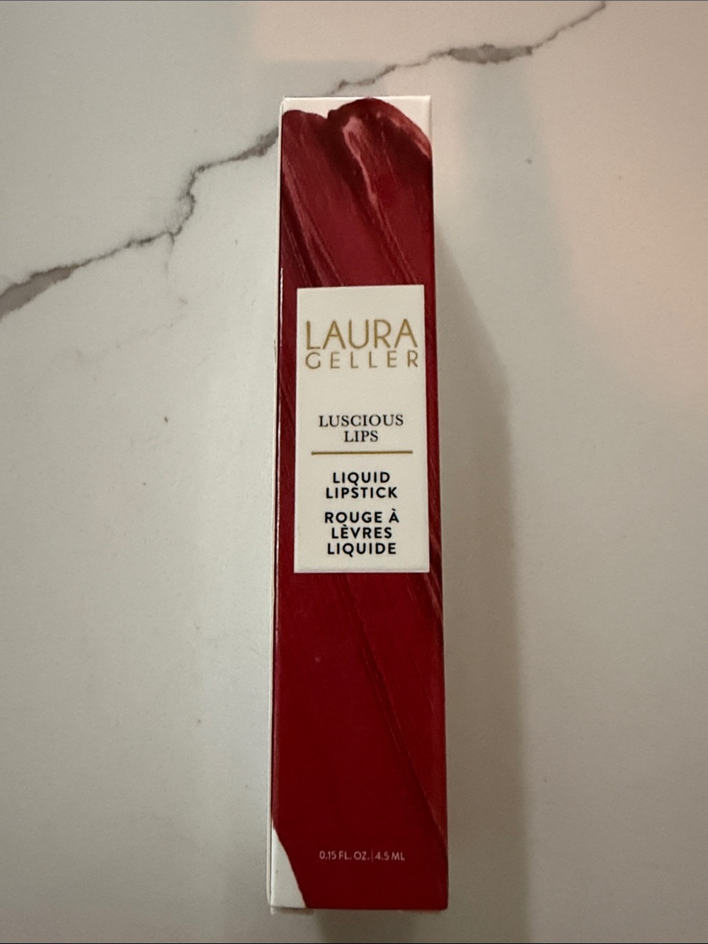 NIB Laura Gellar luscious lips liquid lipstick in pink candy
